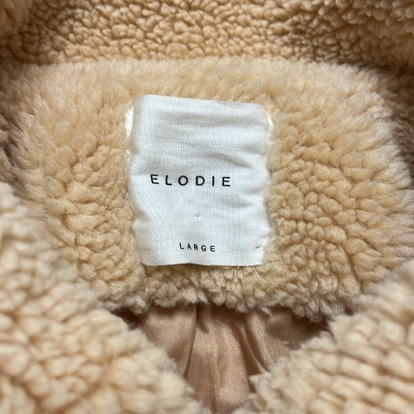 Elodie Sherpa Teddy Jacket Size L - Picture 2 of 9